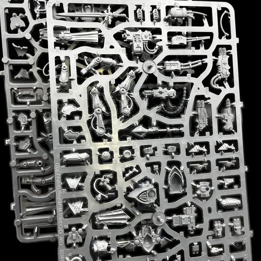 Warhammer 40k - Sororitas - Gussrahmen für 2 Paragon Warsuit Minis- Neuwertig