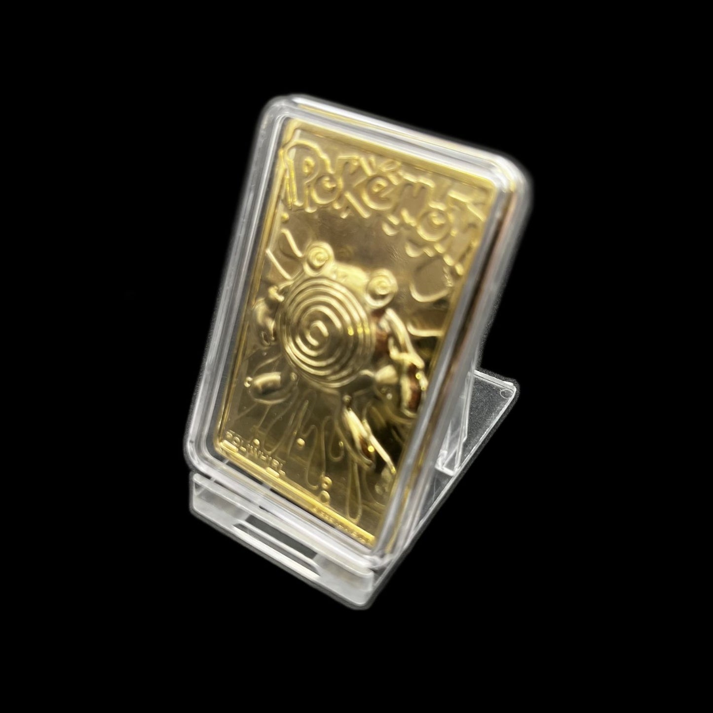 Pokémon - Quaputzi - 1999 Burger King - Sammelkarte - 23 Karat vergoldet im Etui