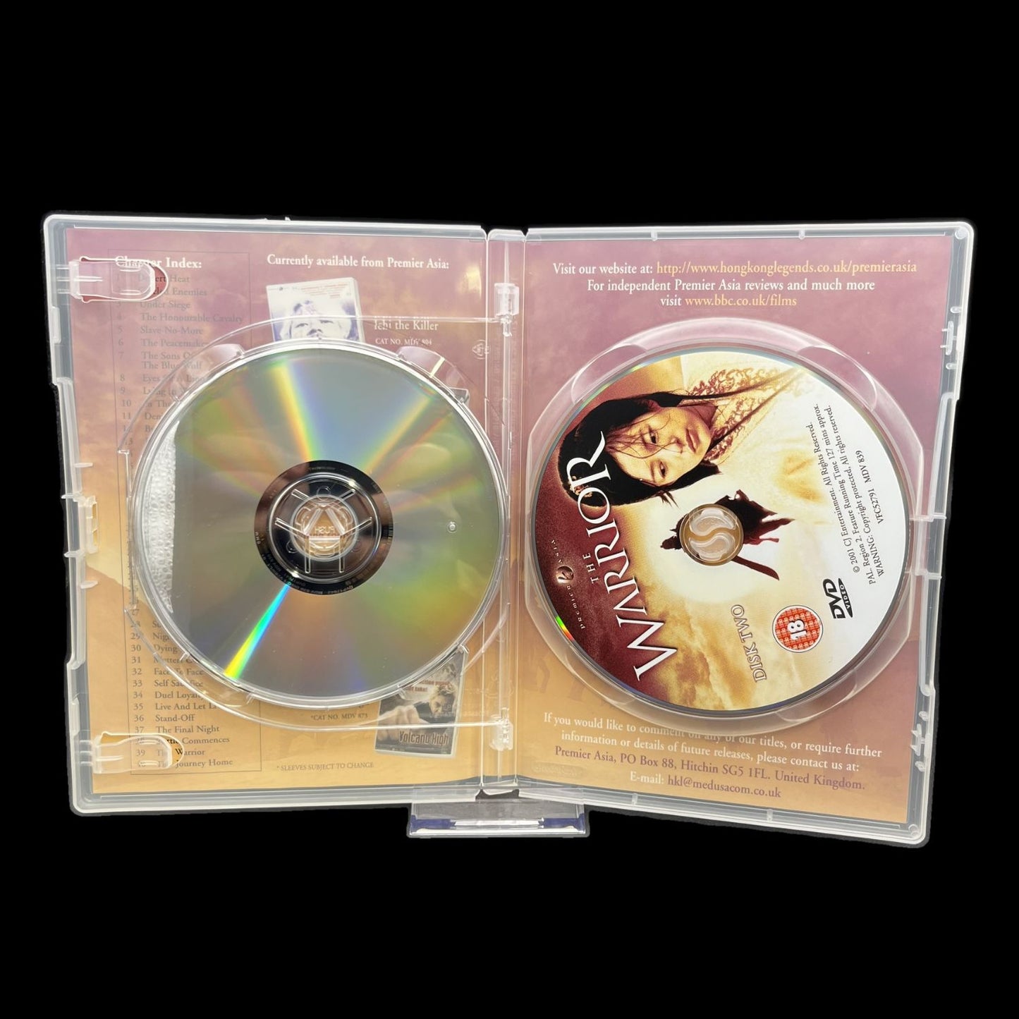 The Warrior - Martial Arts - Actionfilm - Importfassung - DVD - Zustand sehr gut