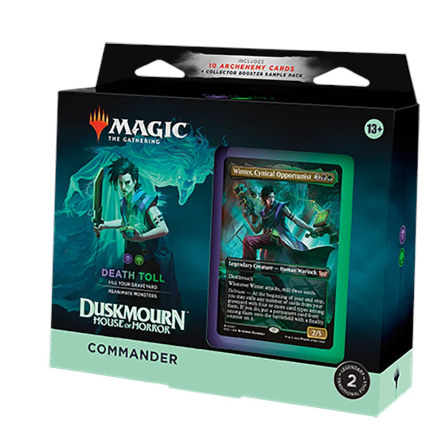 Magic the Gathering - Duskmourn Commander Precon Deck - Death Toll - Englisch