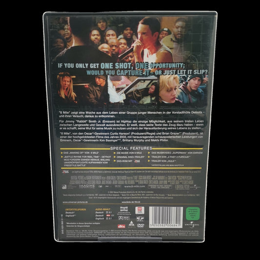 8 Mile - Inklusive Beilage - Bonusmaterial - DVD - Drama - Musik - Sehr gut
