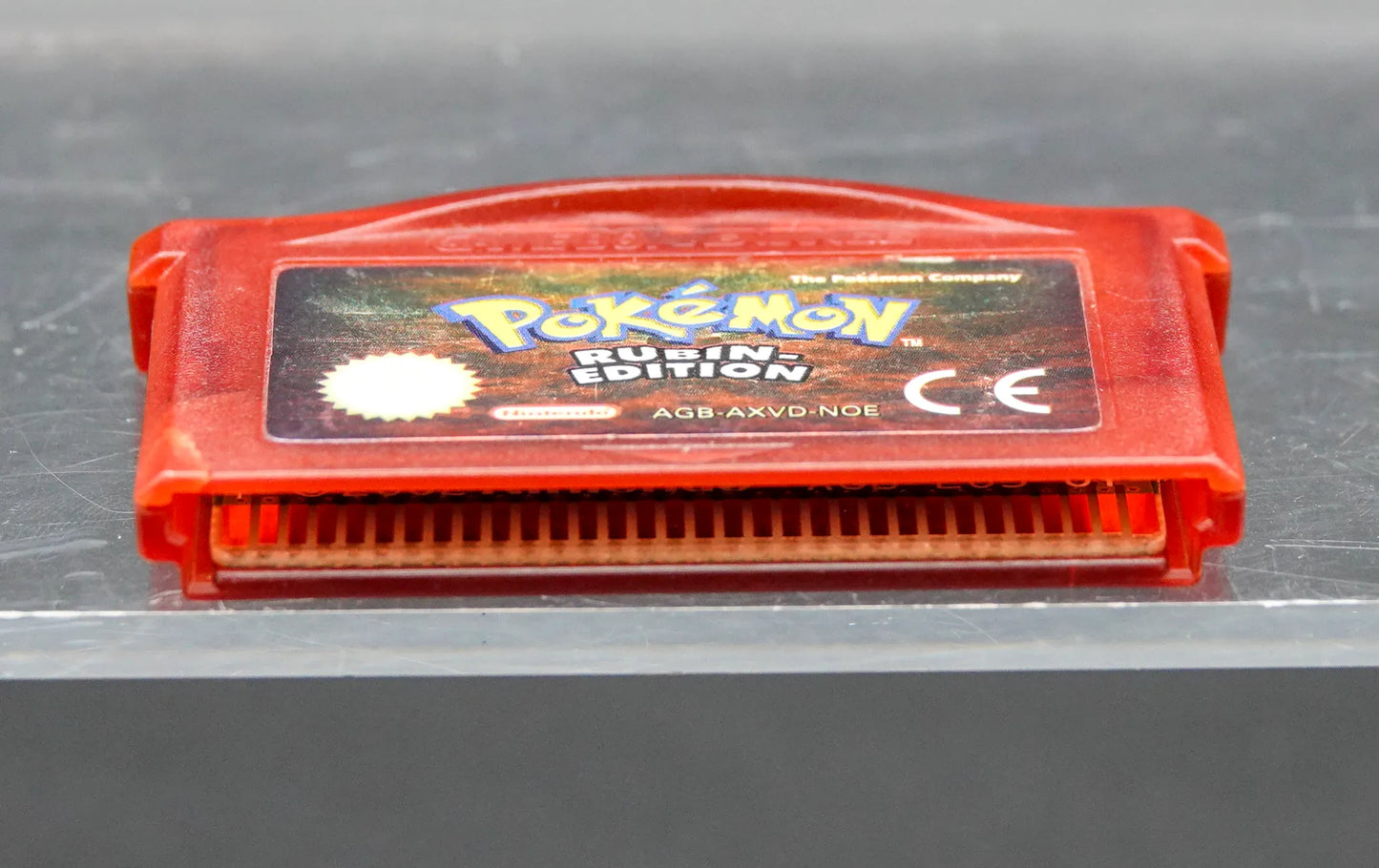 Nintendo Gameboy Advance SP Rubin Edition Set neues Gehäuse neue Displayscheibe