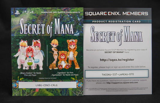Secret of Mana - Sony Playstation PS4 Spiel - PAL - Deutsch - CiB - Gebraucht