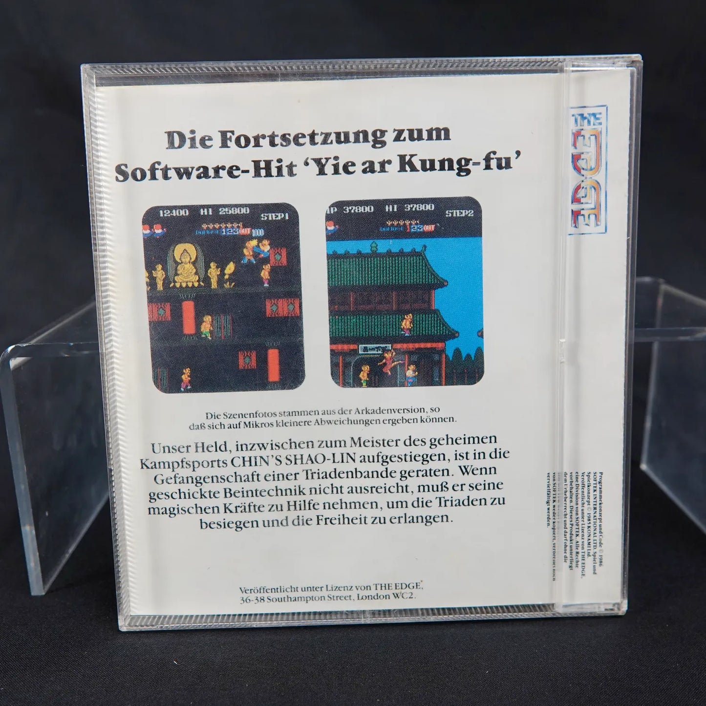 Shao-Lin's Road - CBM Commodore 64 C64 / 128 Diskette - CiB Komplett - Englisch