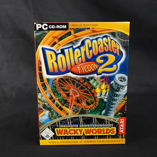Roller Coaster Tycoon 2 + Expansion Pack Wacky Worlds - im Pappschuber - Deutsch