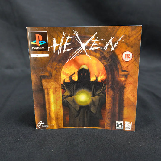 Hexen - Playstation 1 PS1 Spiel - CiB mit Anleitung - PAL - Gebraucht - FSK 18