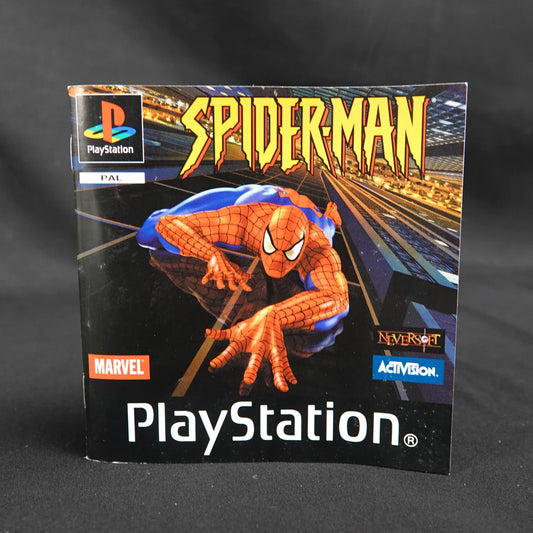 Spider-Man - Playstation 1 PS1 Spiel - CiB mit Anleitung - Case beschädigt - PAL