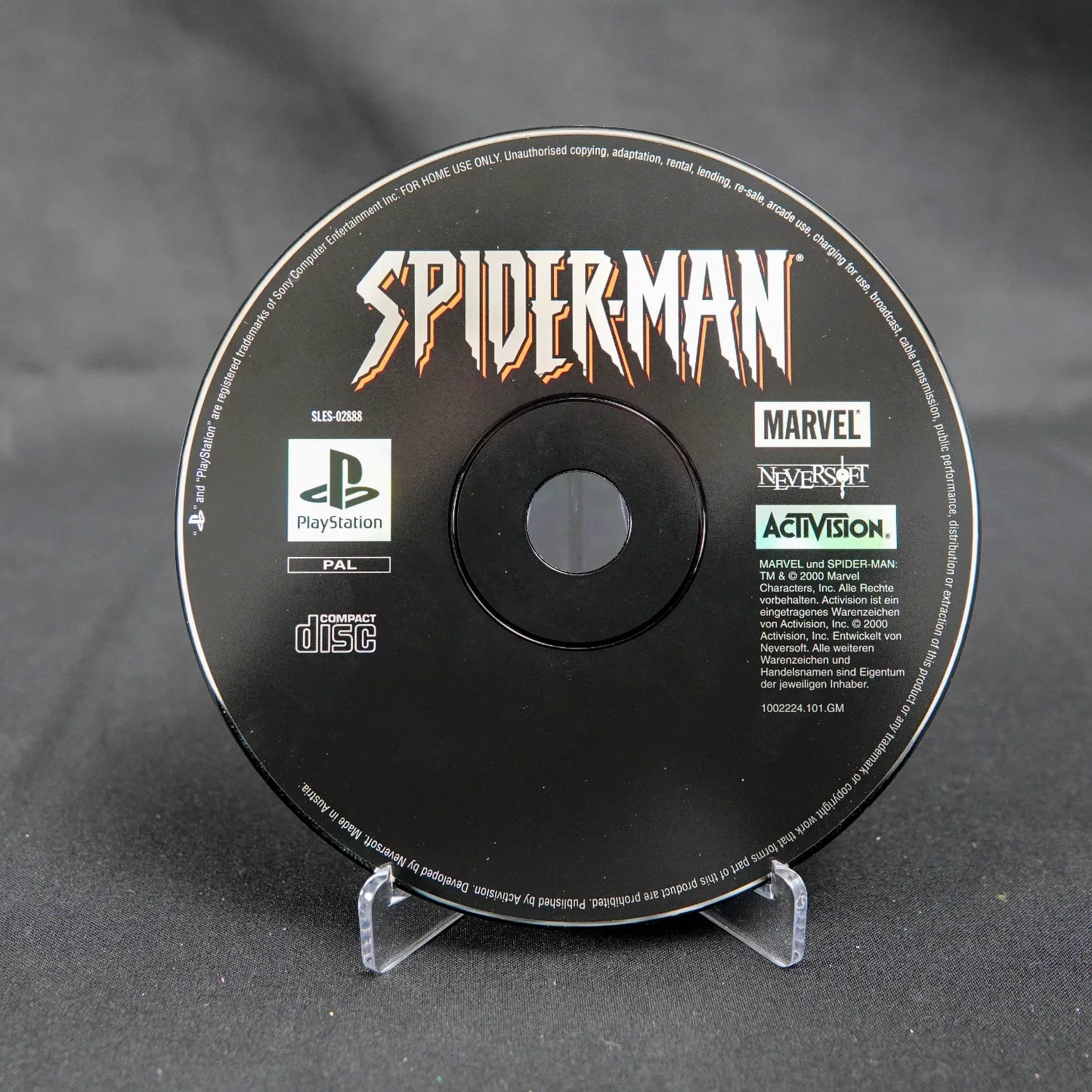 Spider-Man - Playstation 1 PS1 Spiel - CiB mit Anleitung - Case beschädigt - PAL