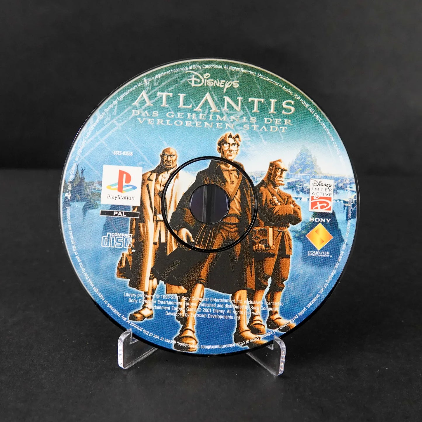 Atlantis: Das Geheimnis der verlorenen Stadt - Playsation 1 PS1 - CiB - Deutsch