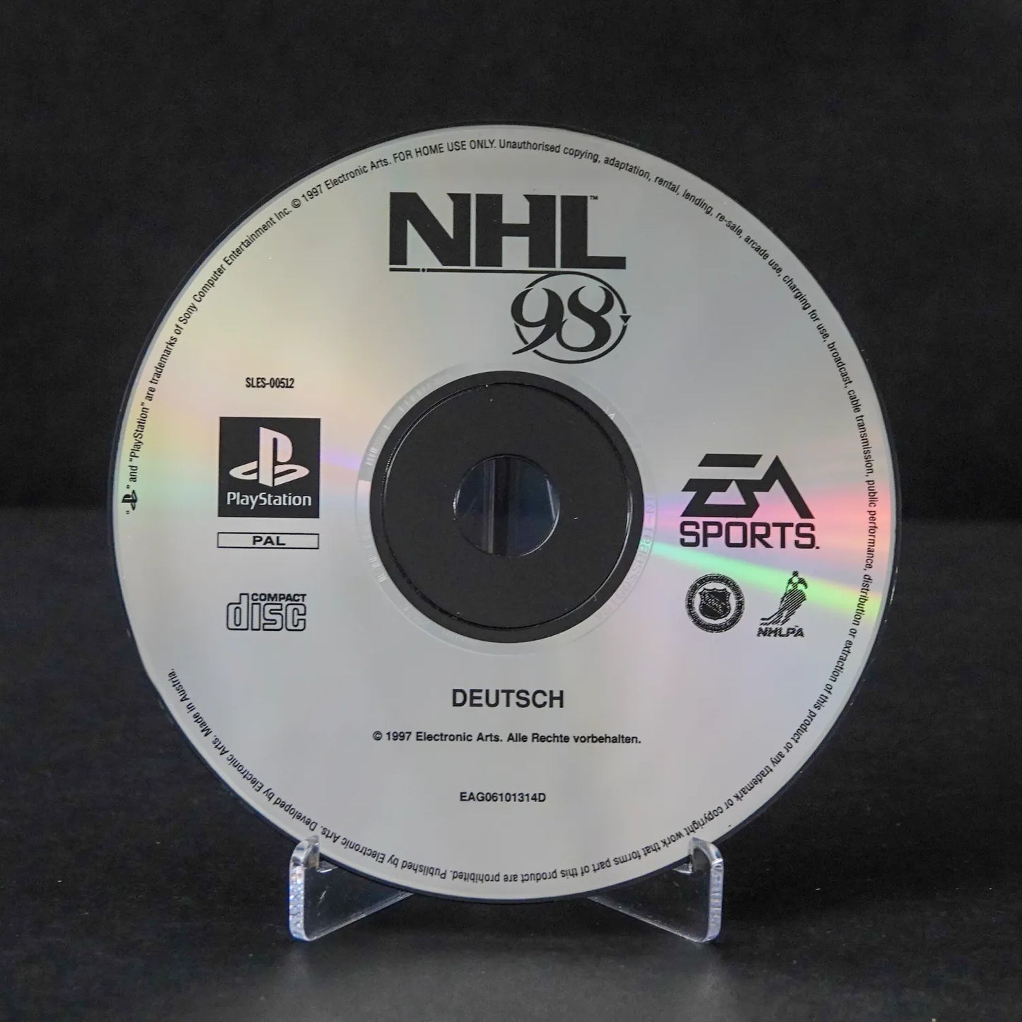 NHL 98 - Playsation 1 PS1 Ice Hockey Spiel - CiB - Deutsch - Gebraucht