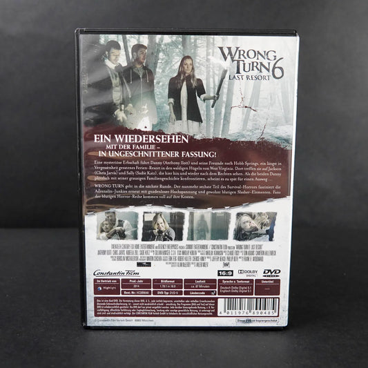 Wrong Turn 6: Last Resort - Unrated - DVD - Deutsch - FSK18