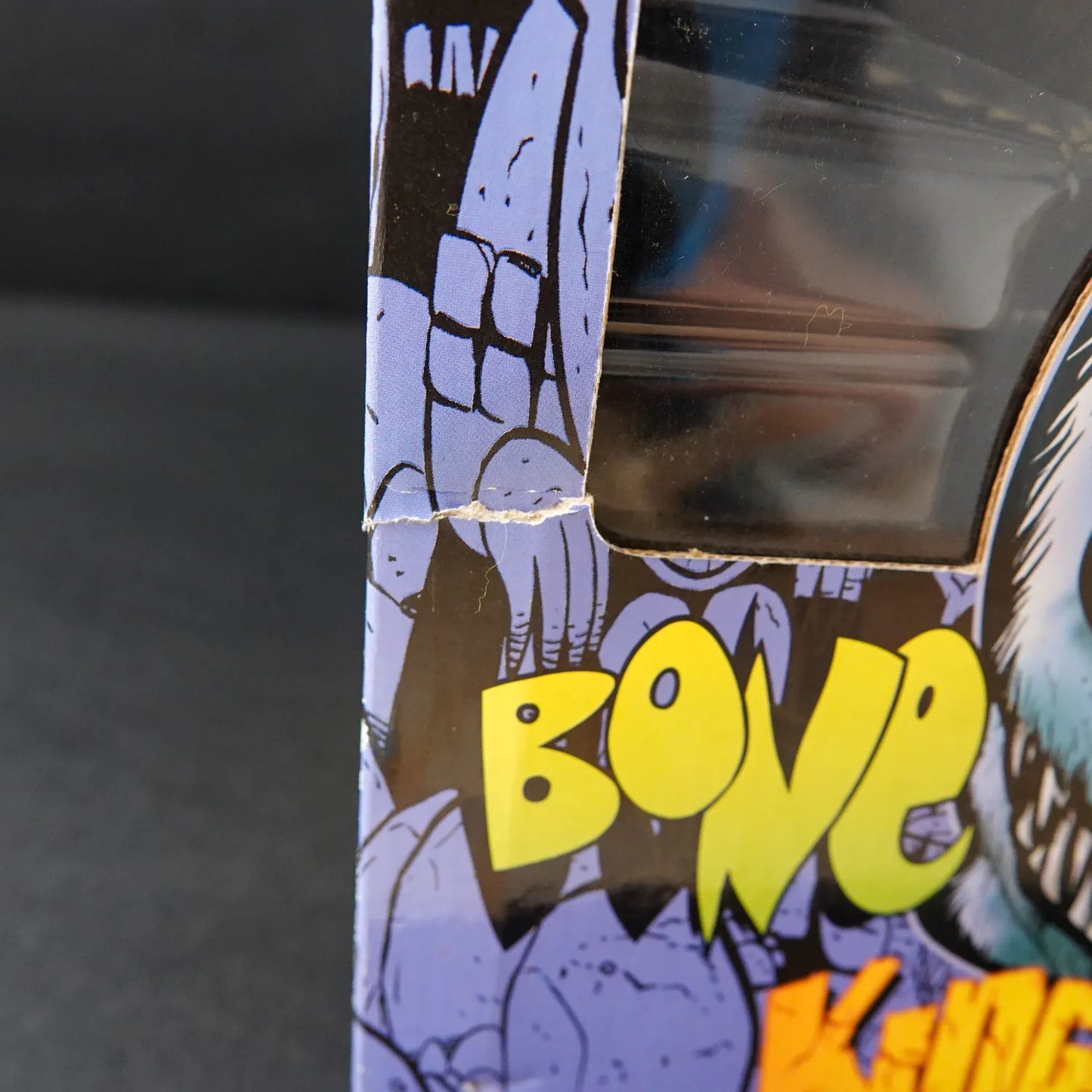 Jeff Smith's BONE Action Figur - Kingdok - Resaurus Series 1 - in OVP Window-Box
