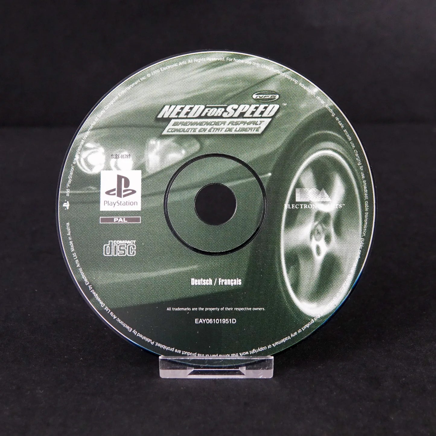 Need for Speed Brennender Asphalt - Playstation PS1 Platinum - CiB - PAL Deutsch