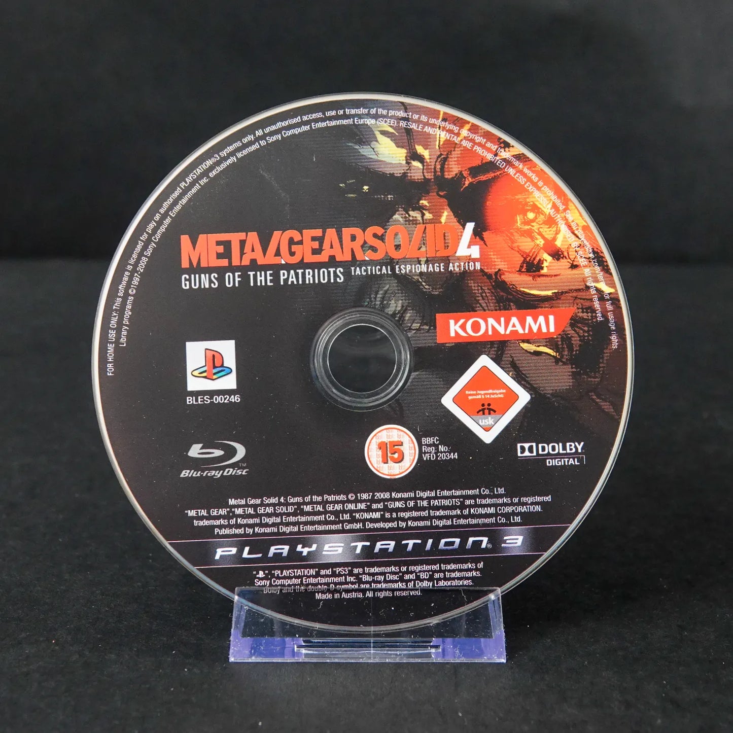 Metal Gear Solid 4 Guns of the Patriots - Playstation 3 PS3 - Deutsch Gebraucht