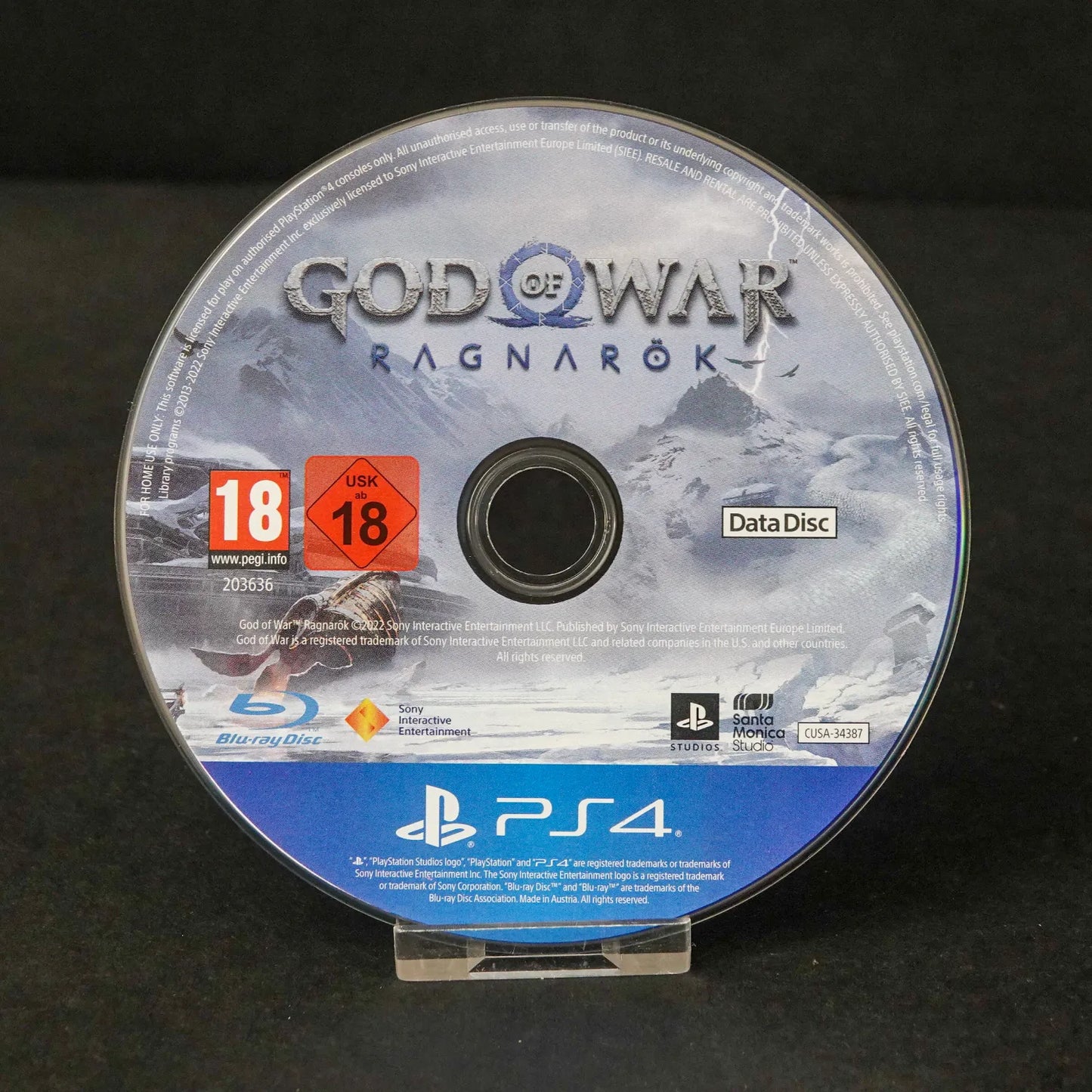 God of War: Ragnarök - Playstation 4 PS4 Game - Deutsch - Gebraucht - FSK18