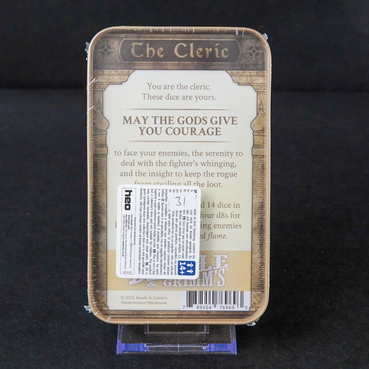 Beadle & Grimm's Pen and Paper Rollenspiel-Helden Würfelset - The Cleric
