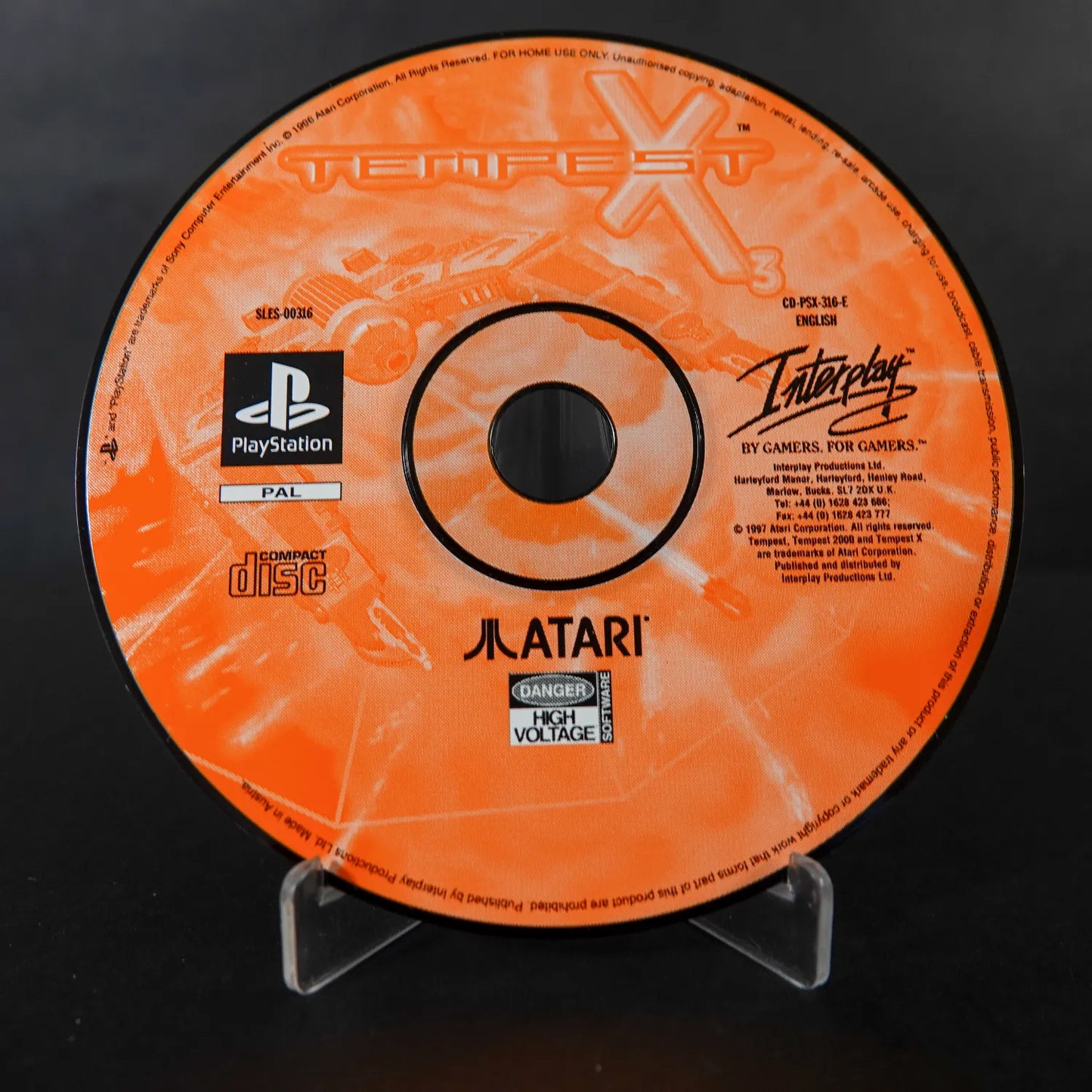 Tempest X3 - Playstation PS1 Black Label - Komplett CiB - PAL - Zustand Sehr Gut