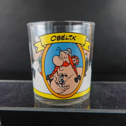 Nutella Gläser Set (4 Stk) – Asterix + Obelix + Miraculix + Troubadix – Wie Neu