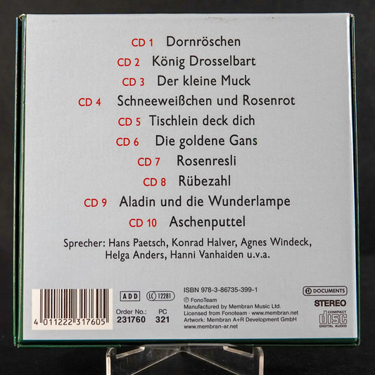 Der Märchenschatz - 10 Märchen-Geschichten auf CD - 10 Discs Box - Deutsch