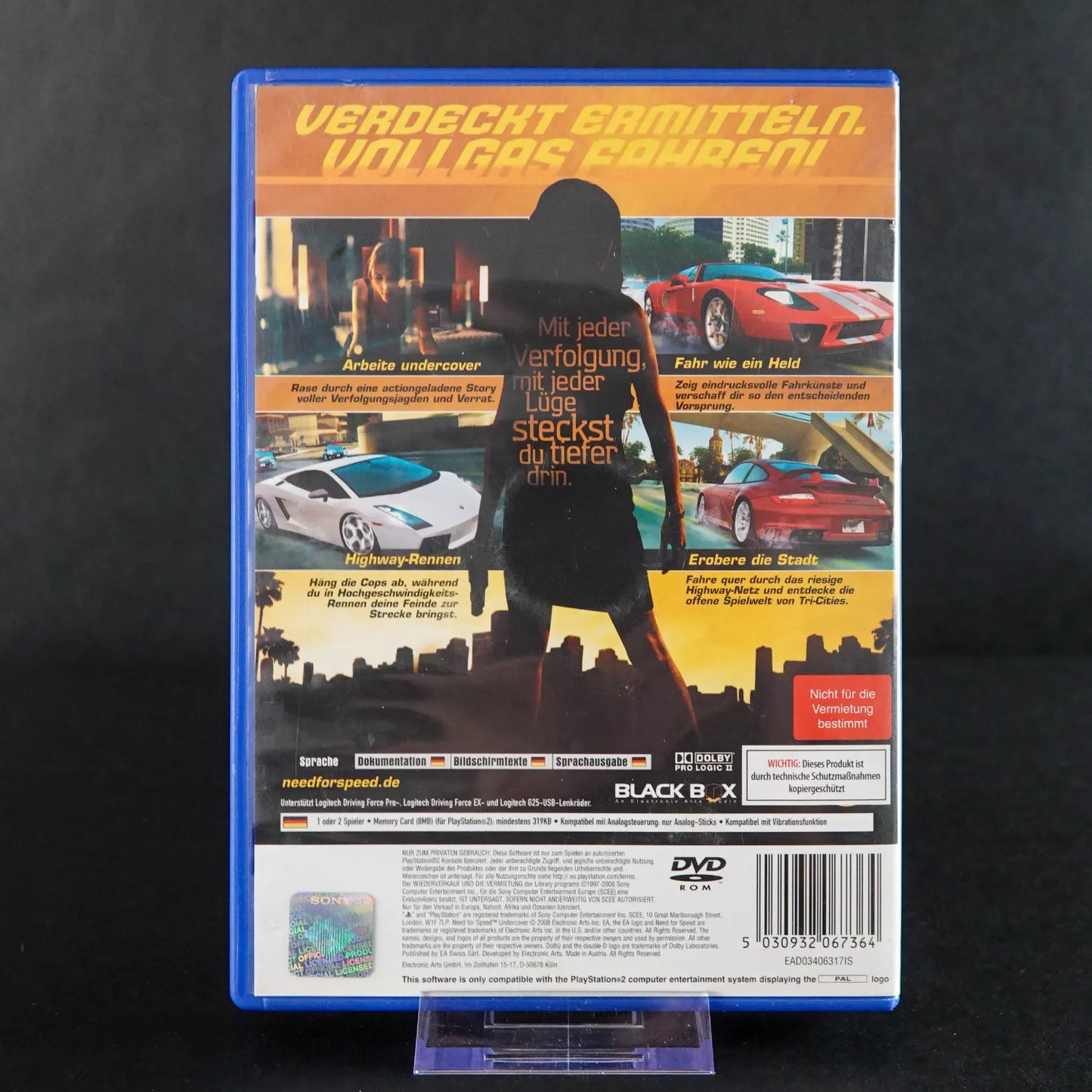 Need for Speed Undercover - Playstation 2 PS2 PAL - mit Anleitung - Zustand Gut