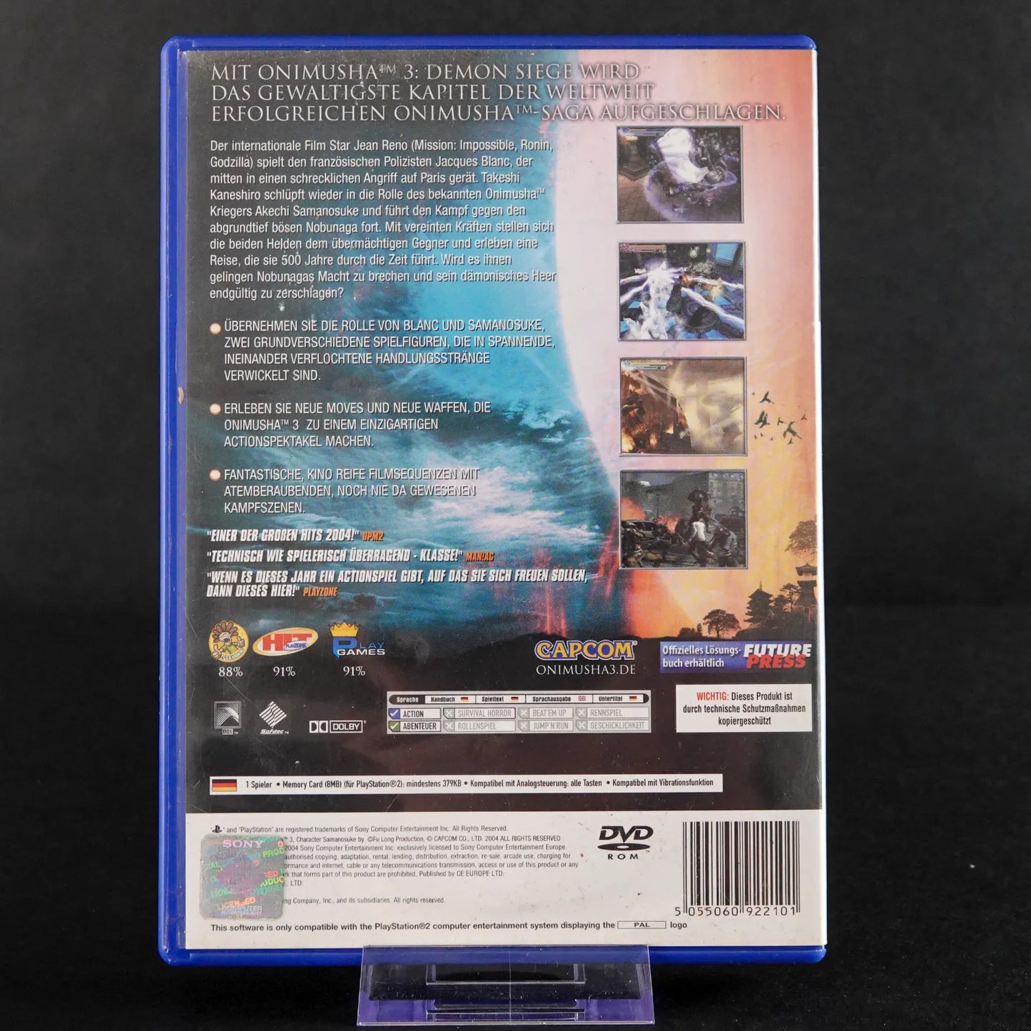 Onimusha 3 - Capcom Hack & Slash - Playstation 2 PS2 - PAL - CiB mit Anleitung