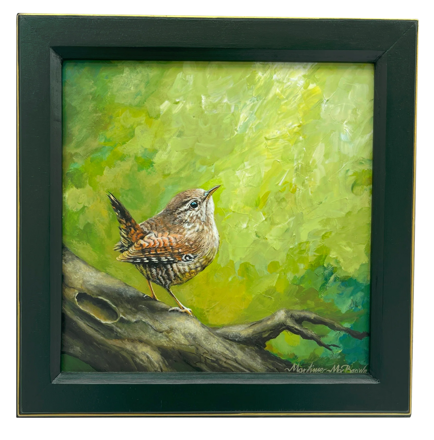 Der König der Zäune von Mortimer - Original Gemälde auf Leinwand