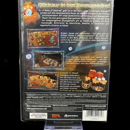 Paradox Interactive - A Game of Dwarves - Simulation - PC DVD - Top Zustand