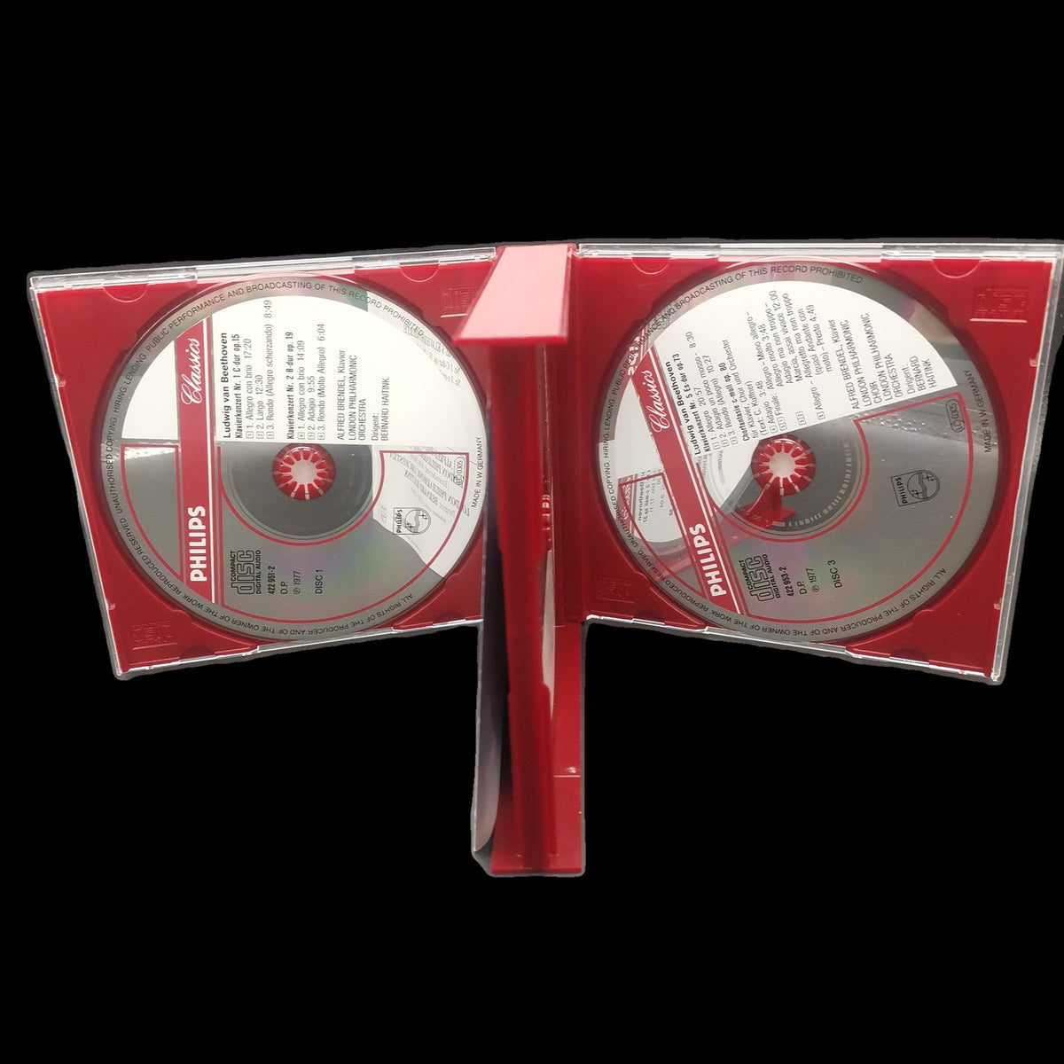 Alfred Brendel - Beethoven - Die 5 Klavierkonzerte - CD - Klassik - Gebraucht