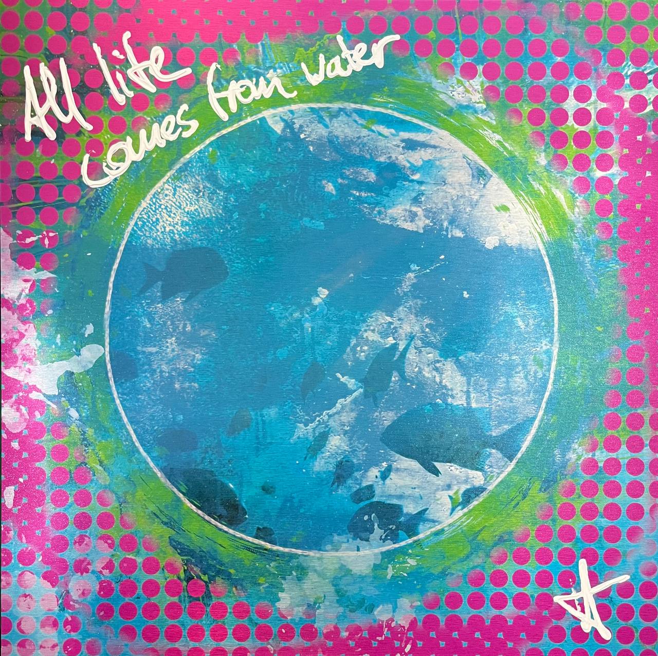 All life comes from water von Ventus Limitierter Druck auf Alu-Dibond