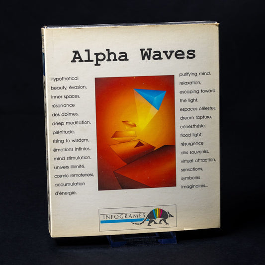 Alpha Waves (1990) - PC IBM / MS-DOS - Big Box CiB Komplett - Sammlerzustand