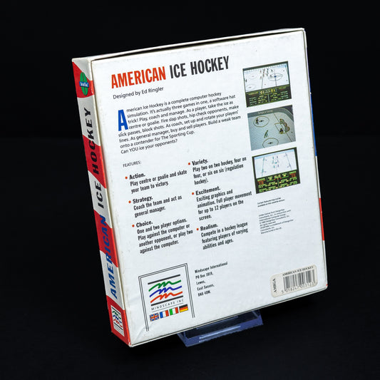 American Ice Hockey - Amiga Spiel - Big Box CiB - Zustand Gut
