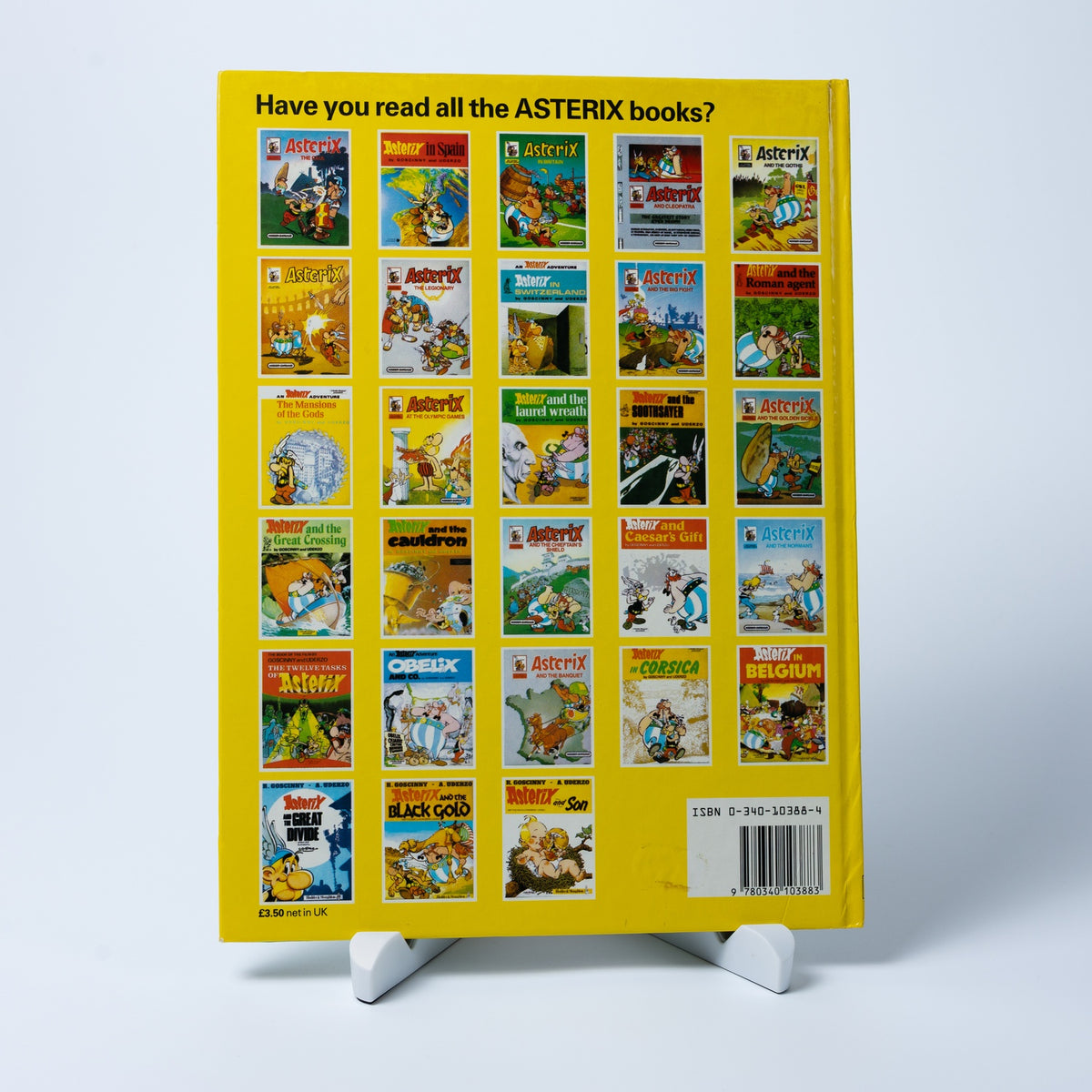 Asterix Hardcover Comic: Asterix in Britain - Buch 3 - 1984 - Englisch