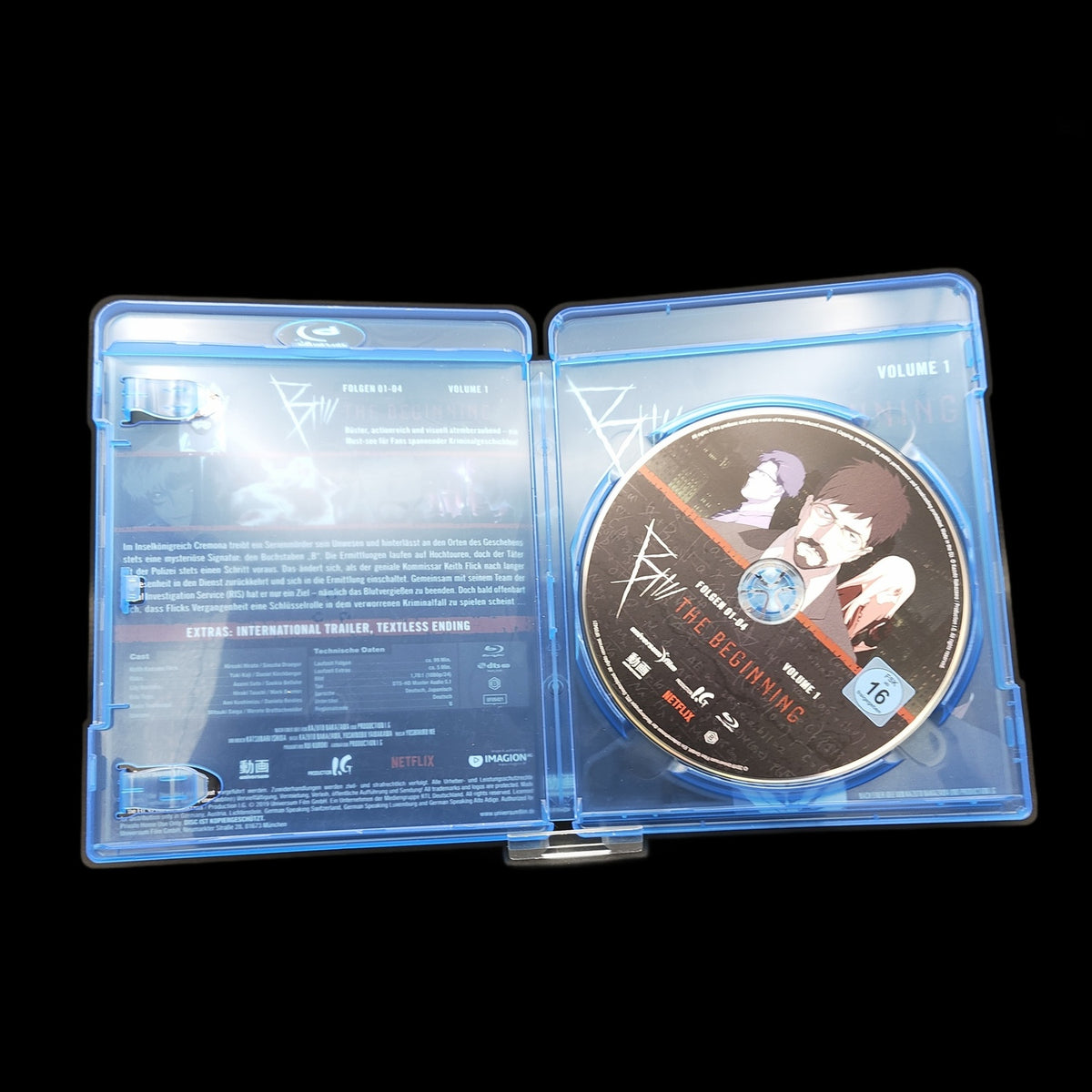 B: The Beginning - Staffel 1 - Vol. 1 - Folgen 01-04 - Anime - Blu-Ray