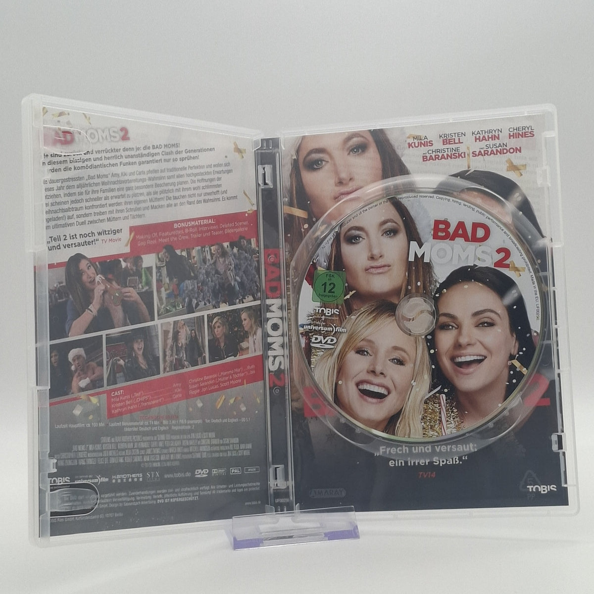 Bad Moms 2 - Mila Kunis - Kristen Bell - Wendecover - DVD - Zustand Sehr Gut