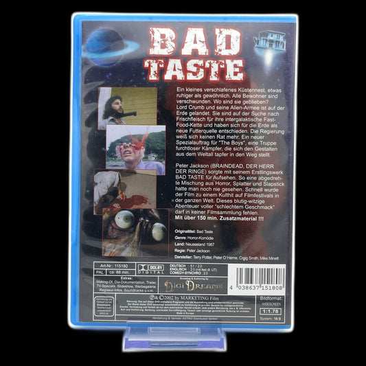 Bad Taste - Peter Jacksons erster Spielfilm - Gore Komödie - DVD - Gebraucht