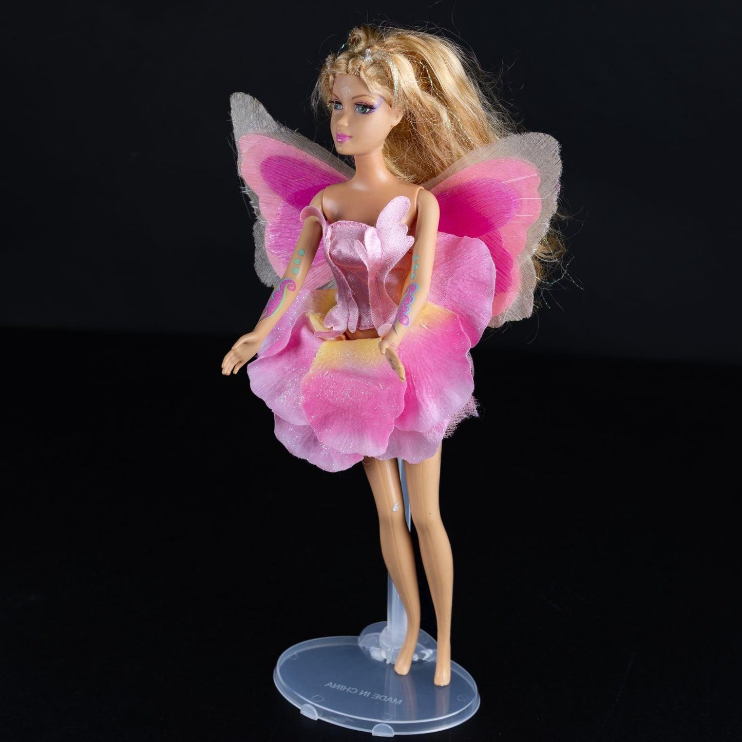 Barbie Fairytopia Elina 2004 / 2005 - leuchtende Flügel - Modell G6266 - defekt