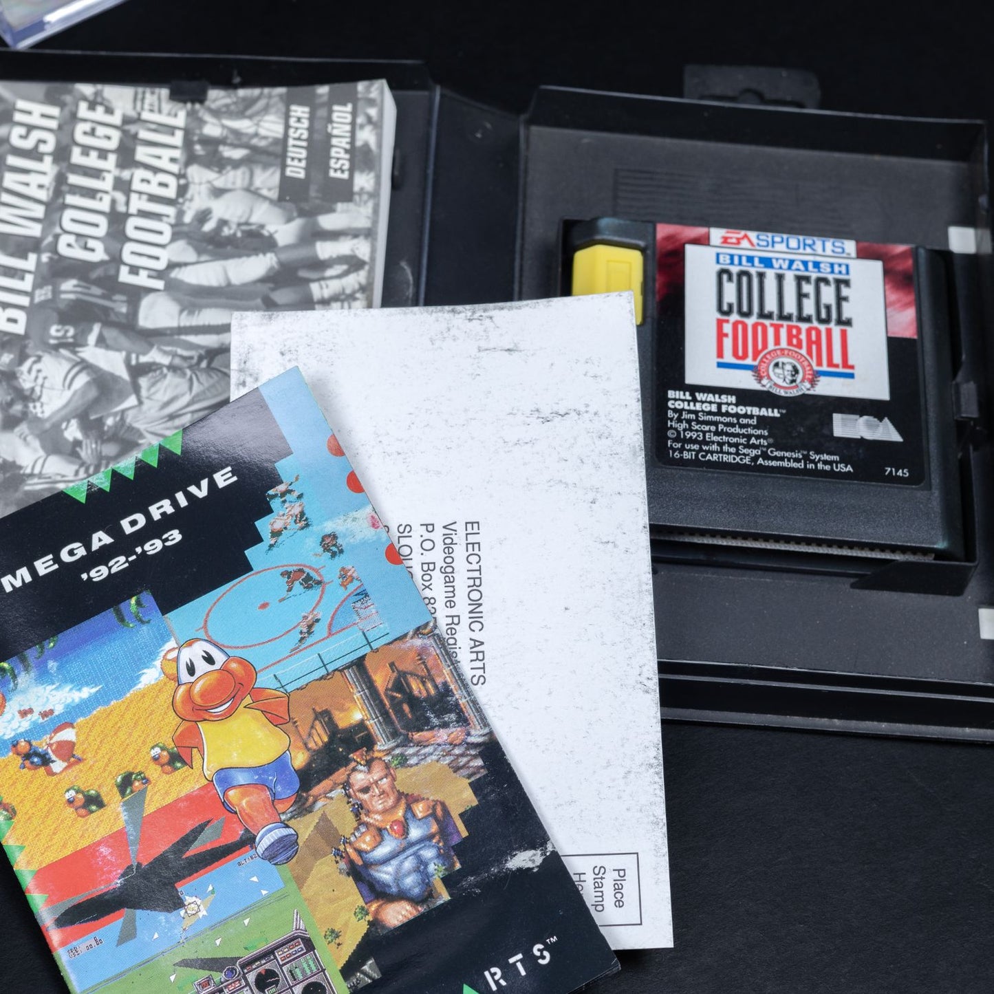 Bill Walsh College Football - Sega Mega Drive / Genesis - CiB - Zustand Okay