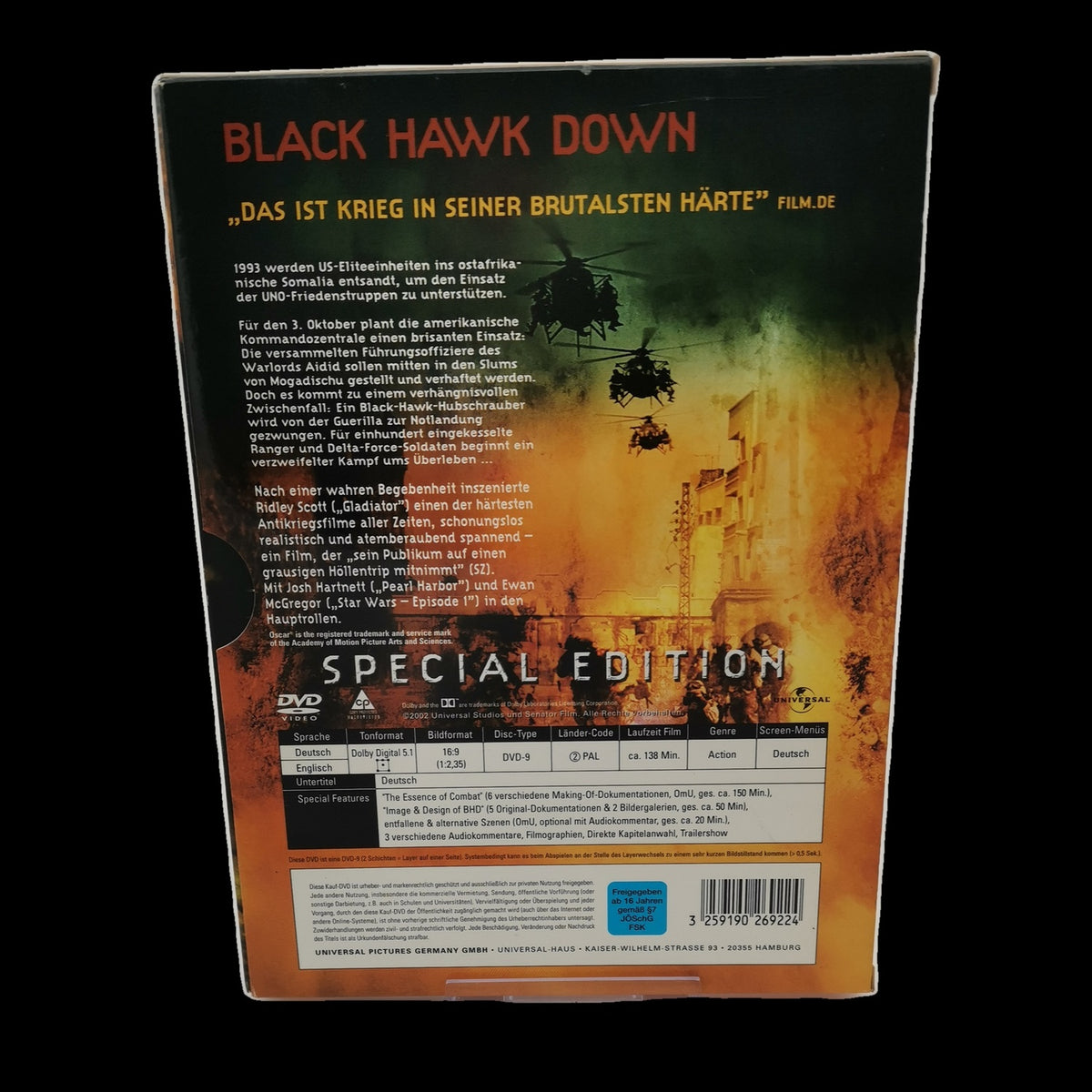 Black Hawk Down - 2-Disc Special Edition - DVD - Kriegsfilm - Film - Sehr gut