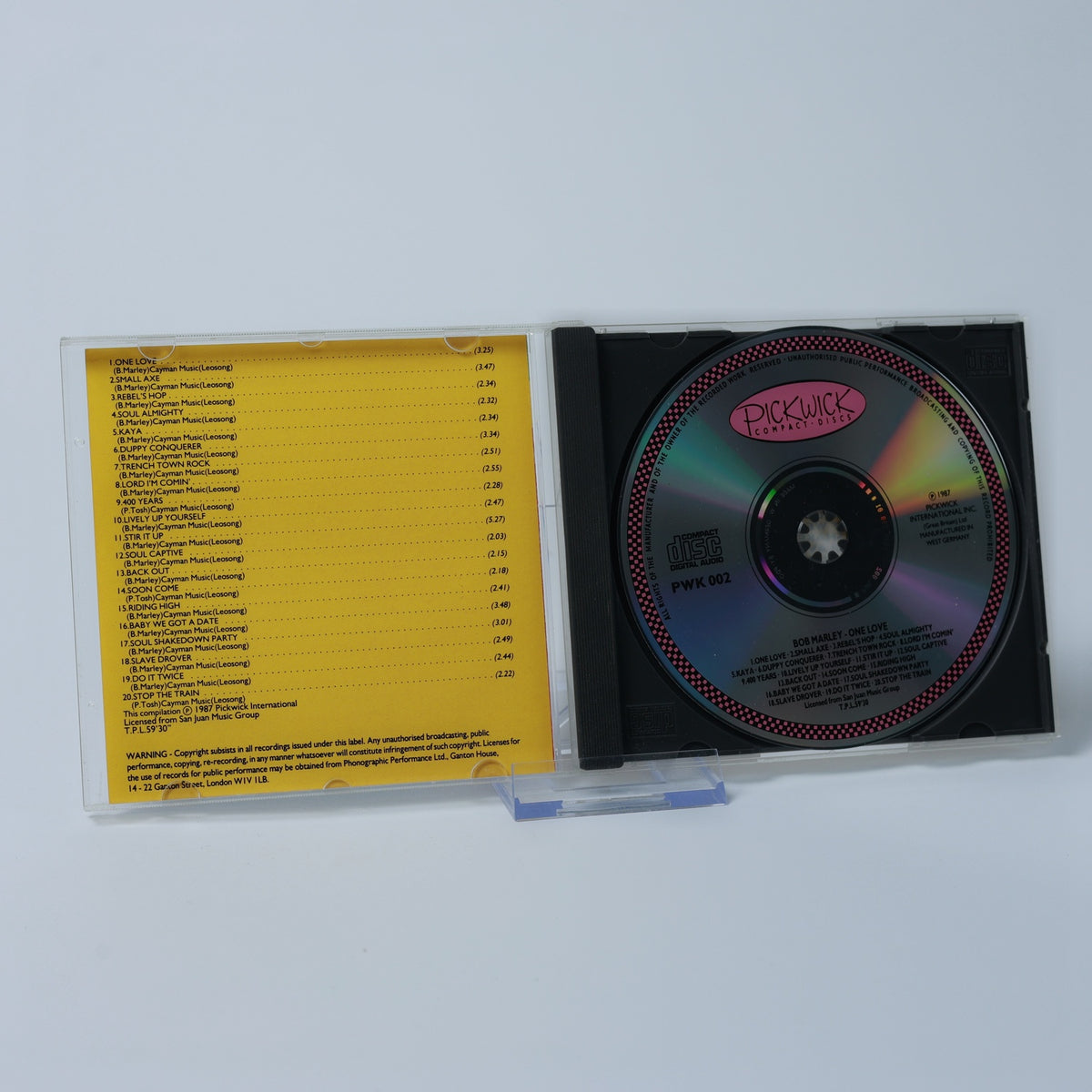 Bob Marley - One Love - CD - Album - 1987 - Digitally Remastered - Gebraucht