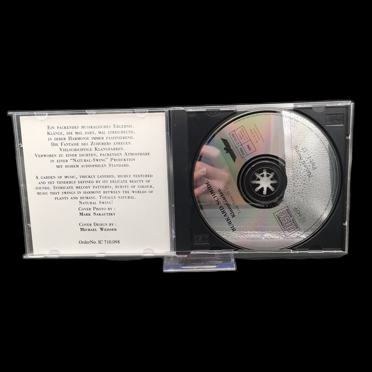 Burkard Schmidl - KlangGarten - 1990 - New Age - CD - Album - Gebraucht
