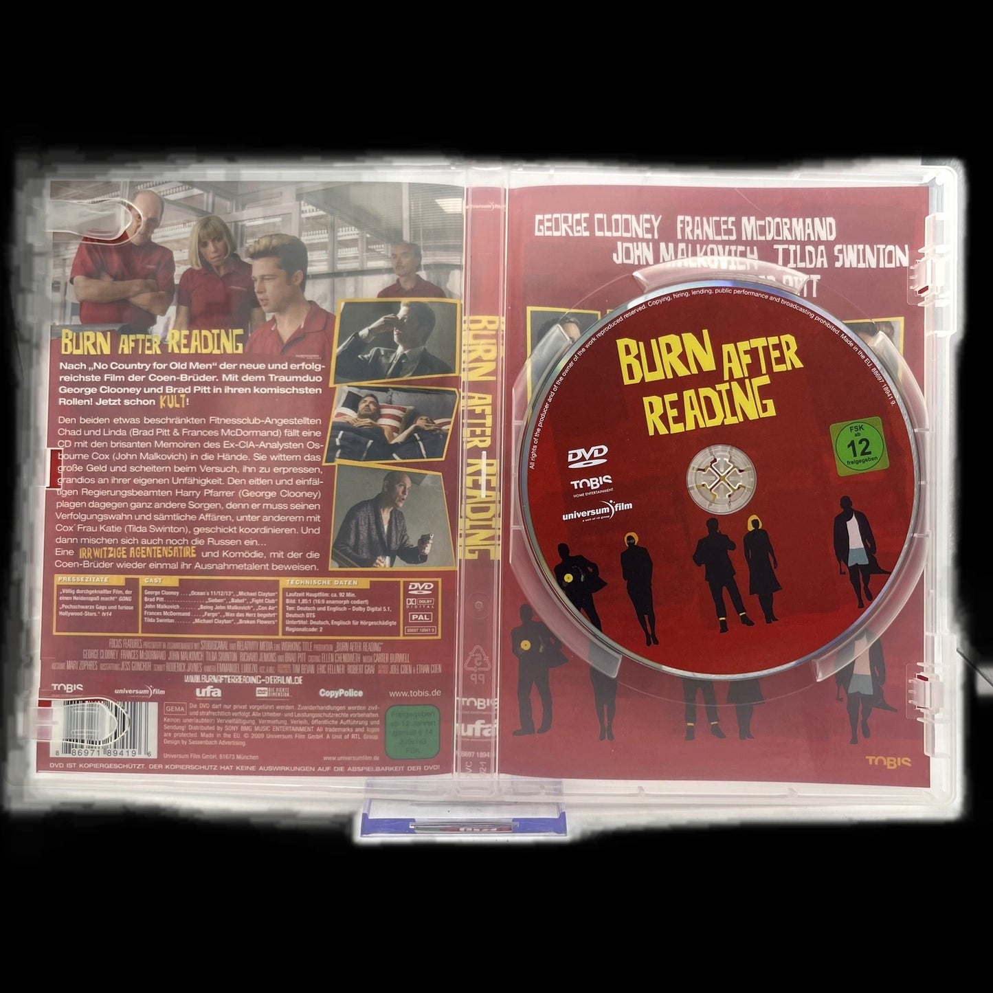 Burn After Reading - Coen-Brothers Film - Mit George Clooney - DVD - Gebraucht