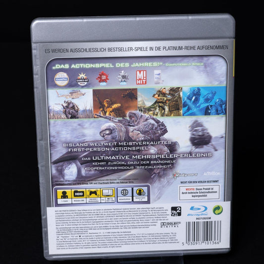 Call of Duty - Modern Warfare 2 - PS 3 Platinum - CiB - Zustand Sehr Gut