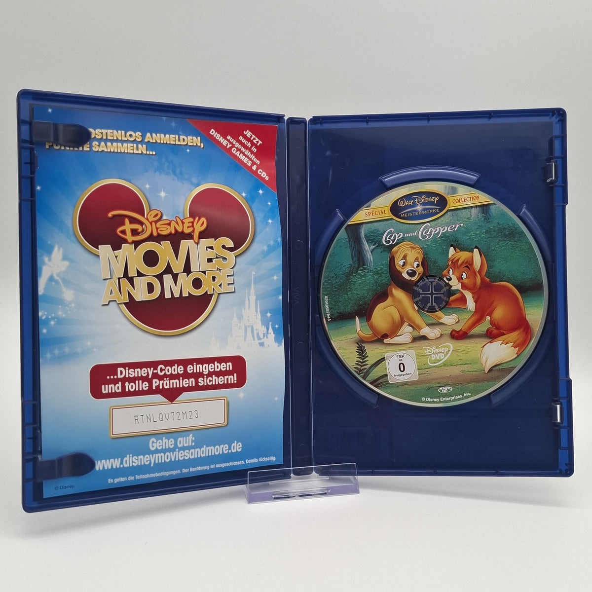 Cap und Capper - Disney - Disney Meisterwerke - DVD - Film - Zustand Sehr Gut