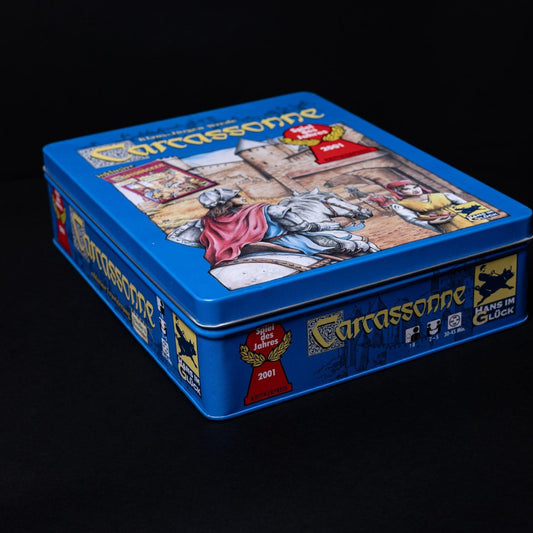 Carcassonne Metall Box Edition - Spiel des Jahres 2001 - Hauptspiel Vollständig