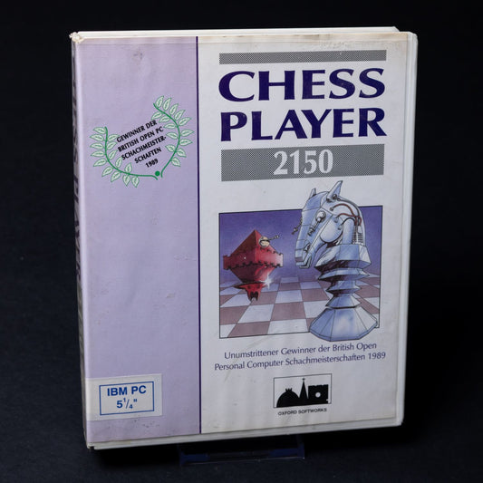 Chess Player 2150 - IBM PC Spiel - 5,25'' Floppy - Mit Anleitung - Zustand Gut