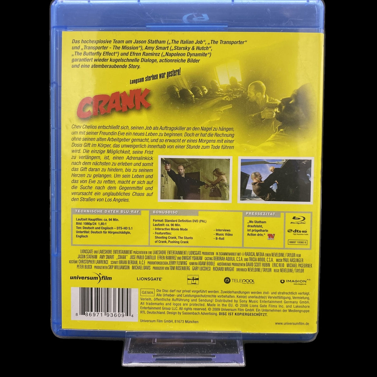 Crank - Extended Version - Inkl. Bonusdisc - Action - Blu-Ray - Film - Gebraucht
