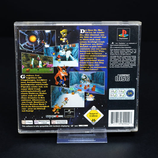 Crash Bandicoot 2 - Playstation PS1 Spiel - PAL - Zustand Sehr Gut
