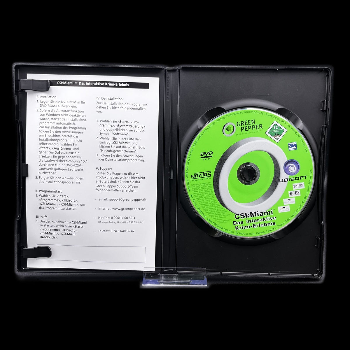 CSI-Miami - PC - Complete in Box - PAL - deutsch - Gebraucht