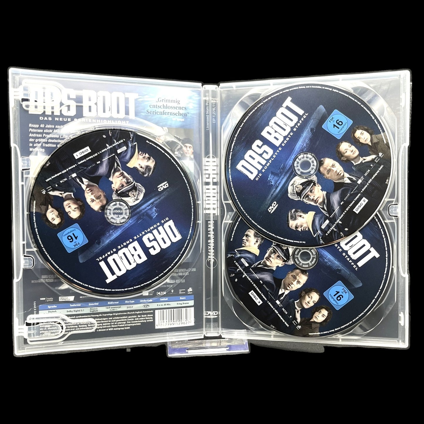 Das Boot - Staffel 1 - 3-DVD-Set - Kriegsfilm - DVD - Fernsehserie - Gebraucht