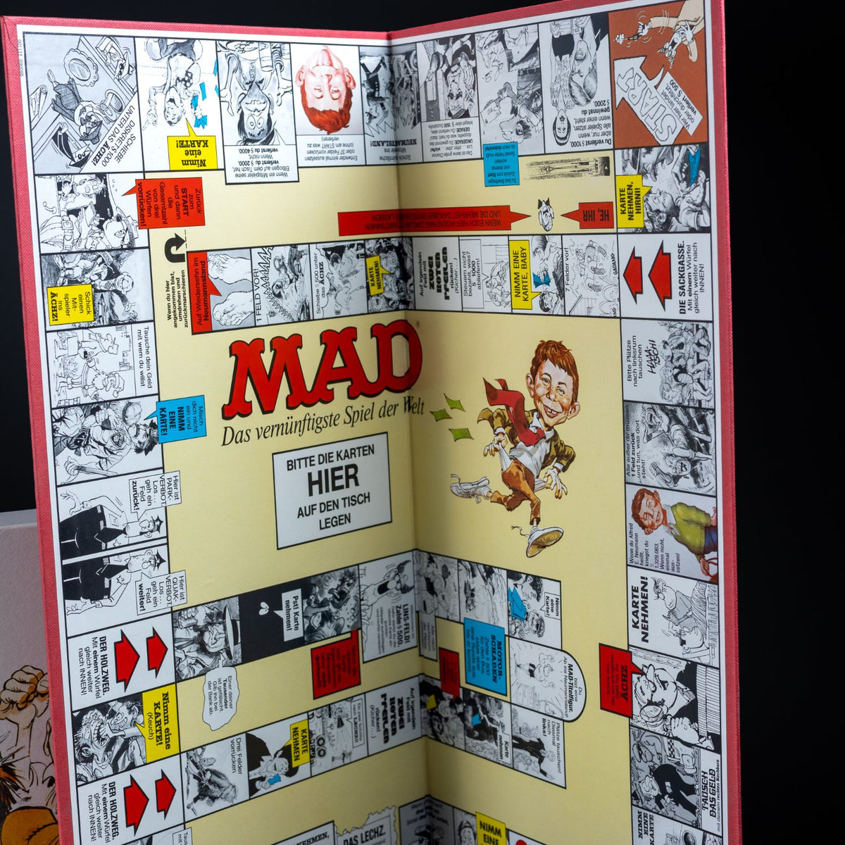 Das MAD Spiel - Parker Brettspiel - Zweite Auflage 1990er - Unbespielt